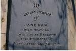NASH Jane nee YEATMAN -1892