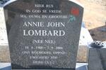LOMBARD Annie John nee NEL 1908-2006