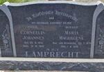 LAMPRECHT Corneelis Johannes 1875-1958 & Maria Magdalena VAN RENSBURG 1878-1970