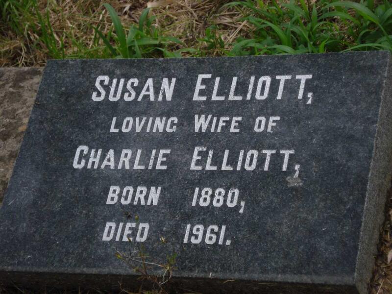 ELLIOTT Susan 1880-1961