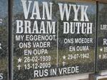WYK Braam, van 1939-2005 & Dutch 1942-