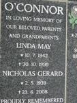 O'CONNOR Nicholas Gerard 1939-2008 & Linda May 1942-1999