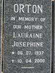 ORTON Lauraine Josephine 1937-2000