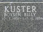 KUSTER Booysen Billy 1951-1998
