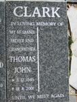 CLARK Thomas John 1945-2001