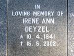 DEYZEL Irene Ann 1941-2002