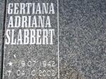 SLABBERT Gertiana Adriana 1942-2002