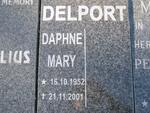 DELPORT Daphne Mary 1952-2001