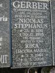 GERBER Nicolas Stephanus 1937-1999 & Jacoba maria 1944-2004