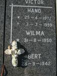 VICTOR Hano 1972-1999 :: VICTOR Wilma 1950- :: VICTOR Gert 1942-