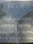 KLUE Aloma 1954-1998 :: KLUE Christa 1962-1995