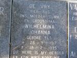 VRY Wilhelmina Johanna, de nee ELS 1917-1995