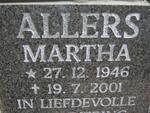 ALLERS Martha 1946-2001