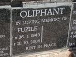 OLIPHANT Fuzile 1949-2008