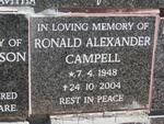CAMPELL Ronald Alexander 1948-2004
