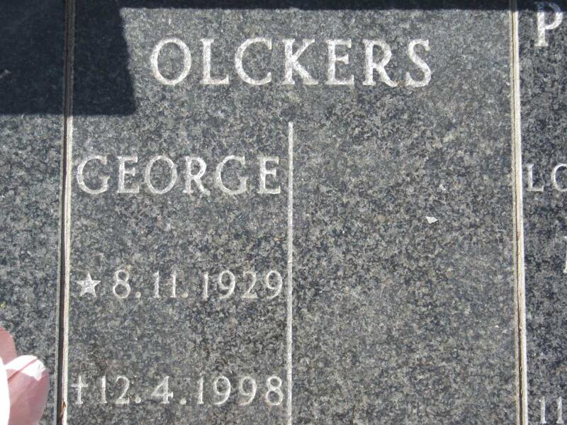 OLCKERS George 1929-1998