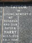 TAYLOR Harry 1935-1998