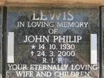 LEWIS John Philip1930-2000