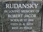RUDANSKY Robert Jacob 1918-2003