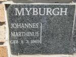 MYBURGH Johannes Marthinus 1969-