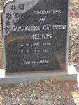 HEUNIS Magdalena Catharine 1894-1933