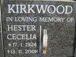 KIRKWOOD Hester Cecelia 1924-2008