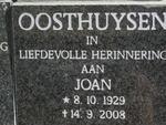 OOSTHUIZEN Joan 1929-2008
