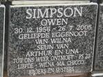 SIMPSON Owen 1956-2005 