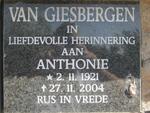 GIESBERGEN Anthonie, van 1921-2004