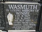 WASMUTH Winnie 1927-2007