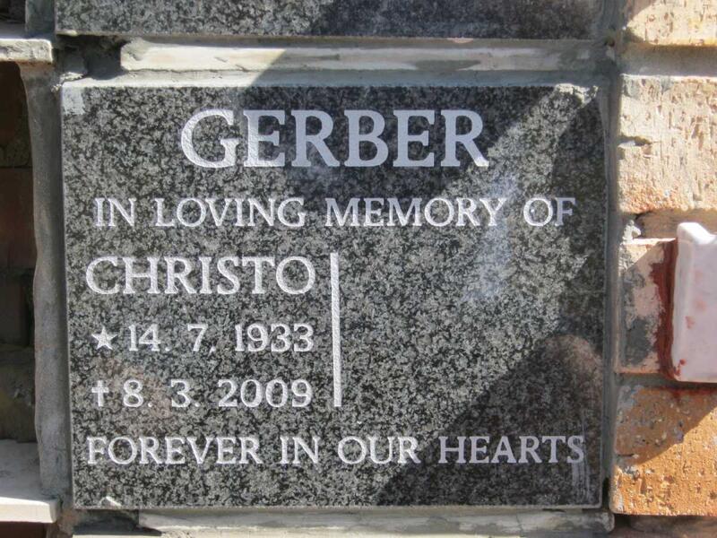GERBER Christo 1933-2009