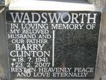 WADSWORTH Barry Clinton 1941-2007