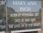 INCH Mary Ann 1927-2005