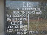 LEE Cecil 1940-2009