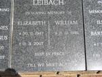 LEIBACH William 1946- & Elizabeth 1947-2007