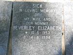 SICK Beverley Elizabeth 1953-1994
