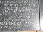 CHETTY Saggie 1930-1994 :: CHETTY Mahendra 1969-1996