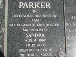 PARKER Sandra 1967-2008