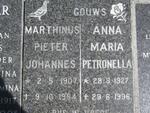GOUWS Marthinus Pieter Johannes 1907-1994 & Anna Maria Petronella 1927-1996