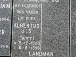 LANDMAN Albertus J.S. 1928-1996
