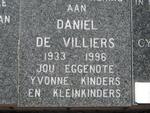 VILLIERS Daniel, de 1933-1996