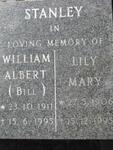 STANLEY William Albert 1911-1995 & Lily Mary 1906-1995