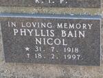 NICOL Phyllis Bain 1918-1997