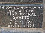 SWATTS June Everal 1929-1991