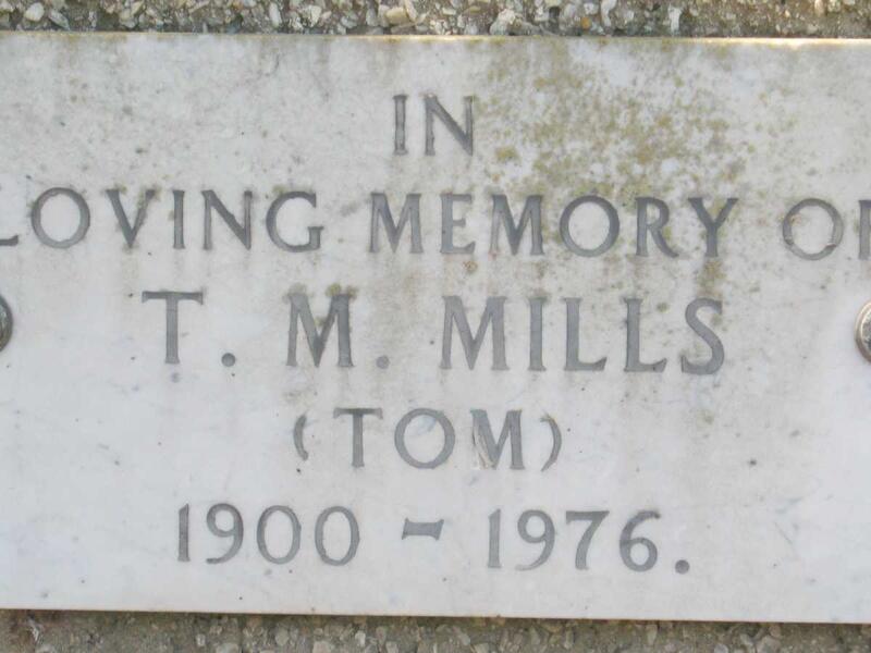 MILLS T.M. 1900-1976