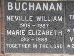 BUCHANAN Neville William 1905-1987 & Marie Elizabeth 1912-1988