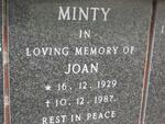 MINTY Joan 1929-1987