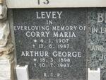 LEVY Arthur George 1898-1993 & Corry Maria 1907-1987