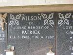 WILSON Patrick 1968-1987