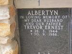 ALBERTYN Trevor Ernest 1944-1986
